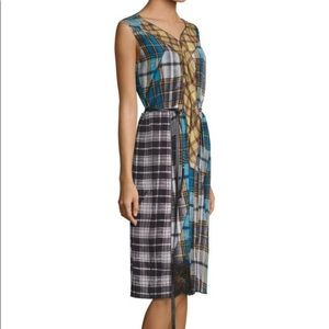 Marc Jacobs | sleeveless plaid shirt dress
